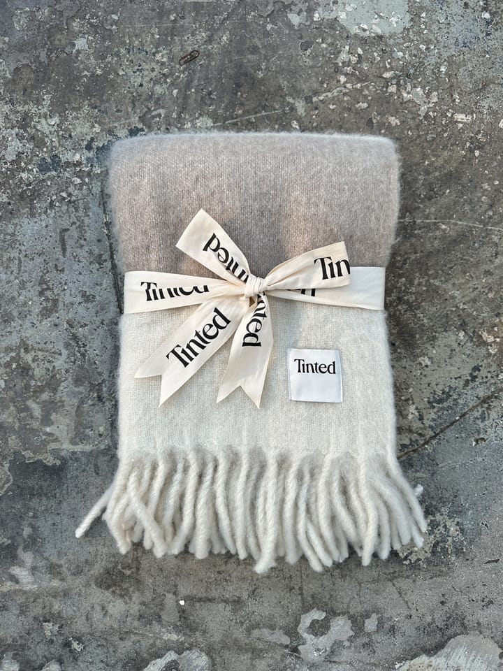 Hemple ullpledd 130x170 cm, Beige-offwhite Tinted