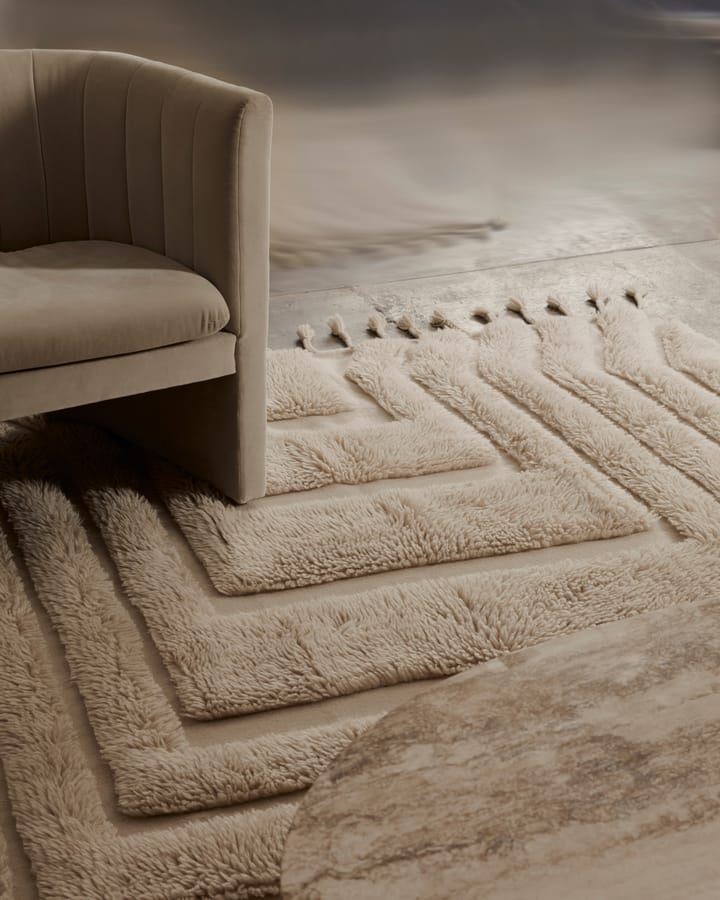 Kask ullteppe 200x300 cm, Beige Tinted