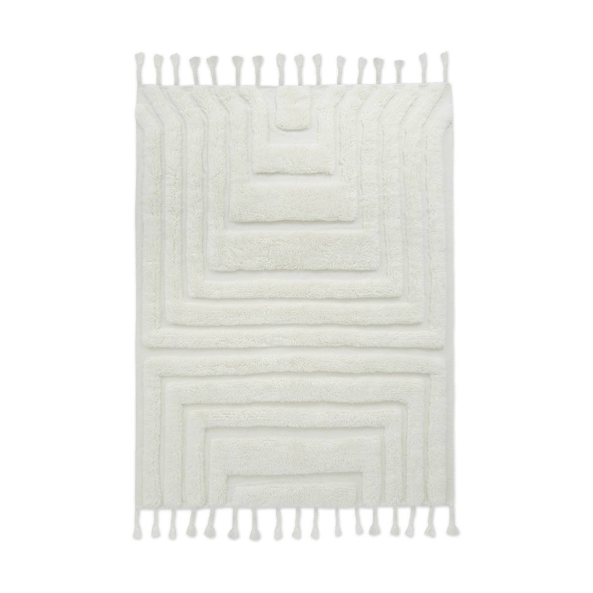 Bilde av Tinted Kask ullteppe 200x300 cm Offwhite