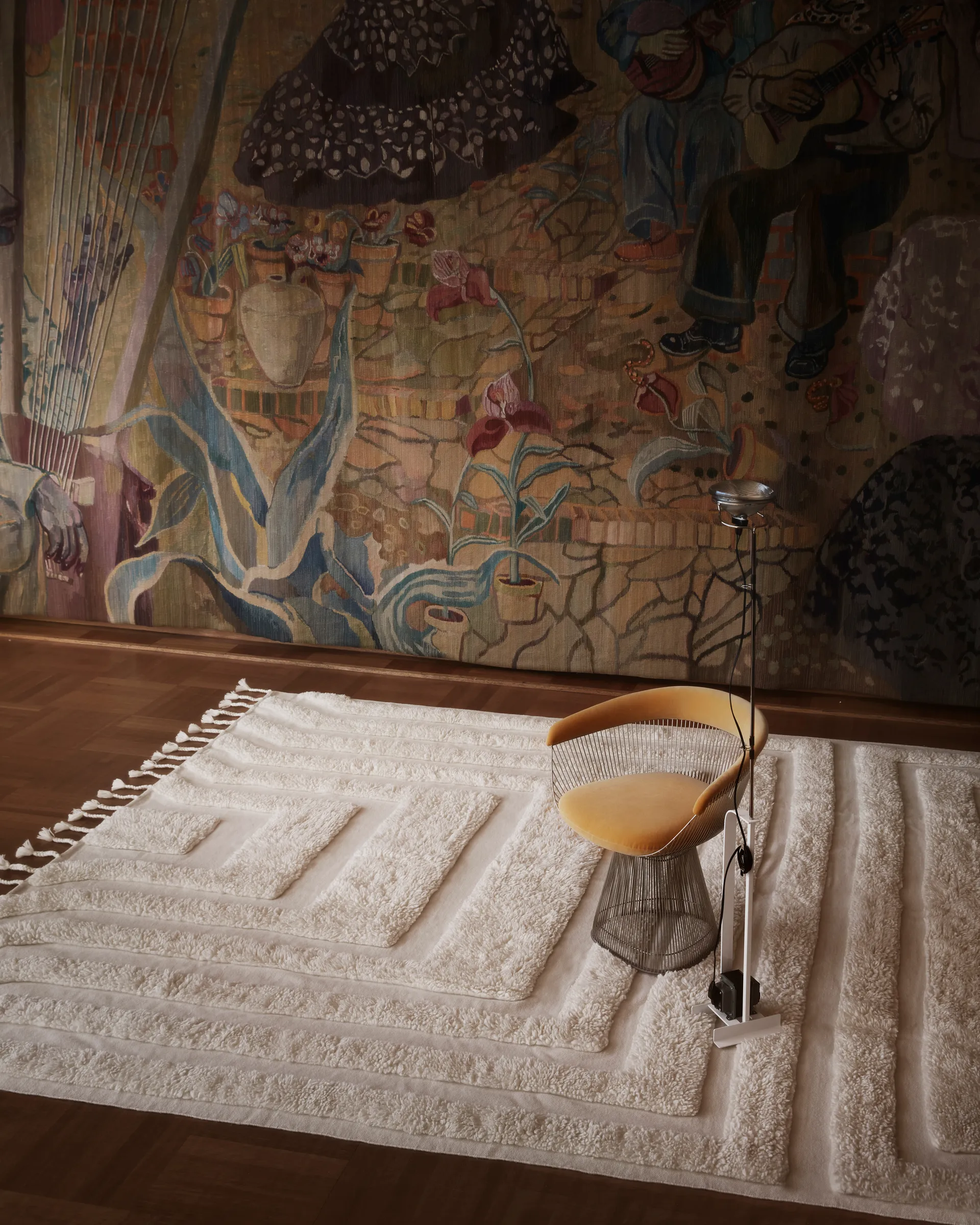 Kask ullteppe 200x300 cm, Offwhite Tinted