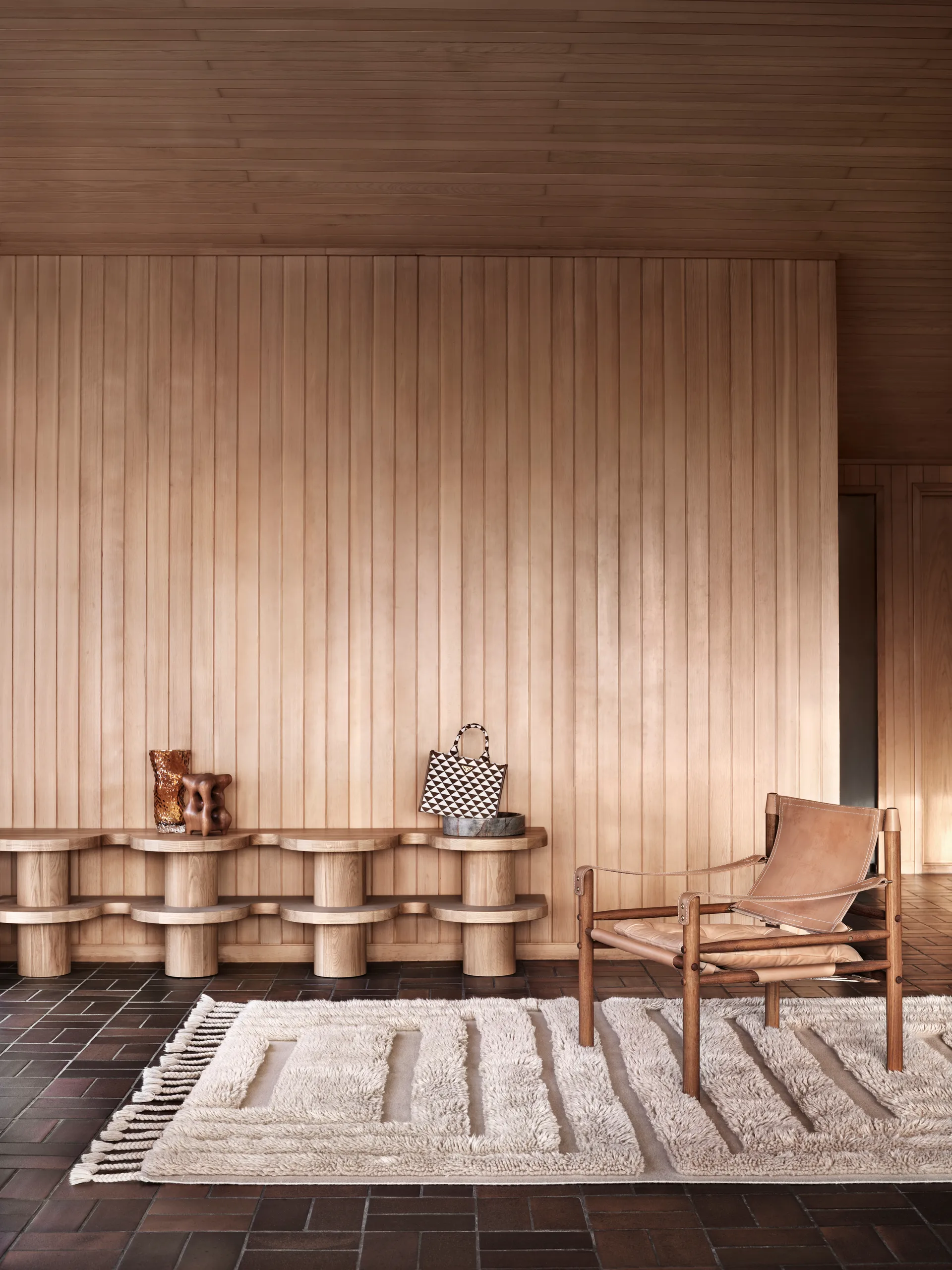 Kask ullteppe 250x350 cm, Beige Tinted