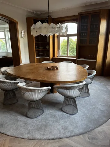Liljehok ullteppe - Beige, Ø200 cm - Tinted