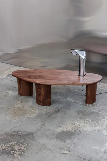 Lowe sofabord - Valnøtt dark brown - Tinted