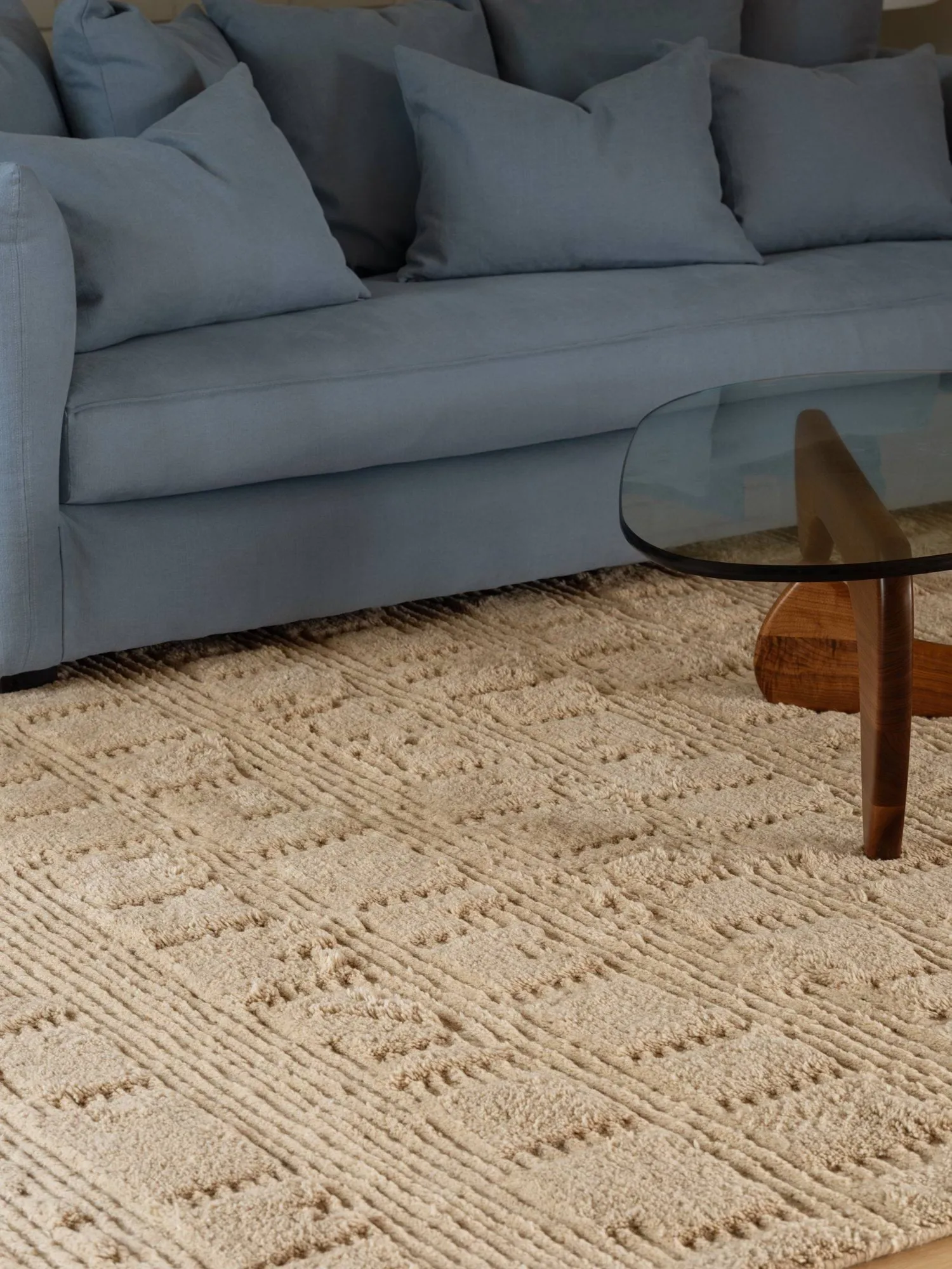 Lydahl ullteppe, Beige, 200x300 cm Tinted