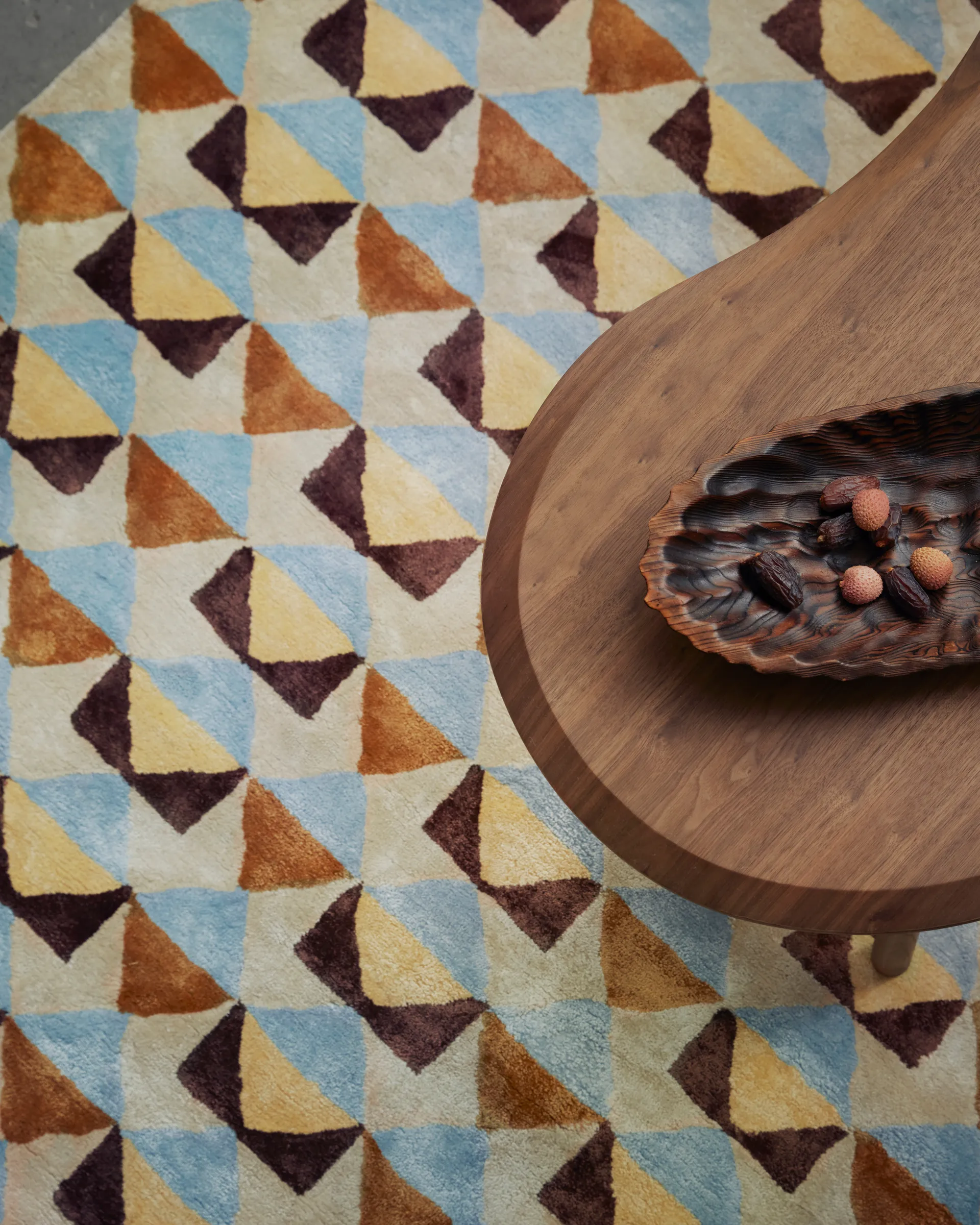 Mellin viskoseteppe 200x300 cm, Multi Tinted