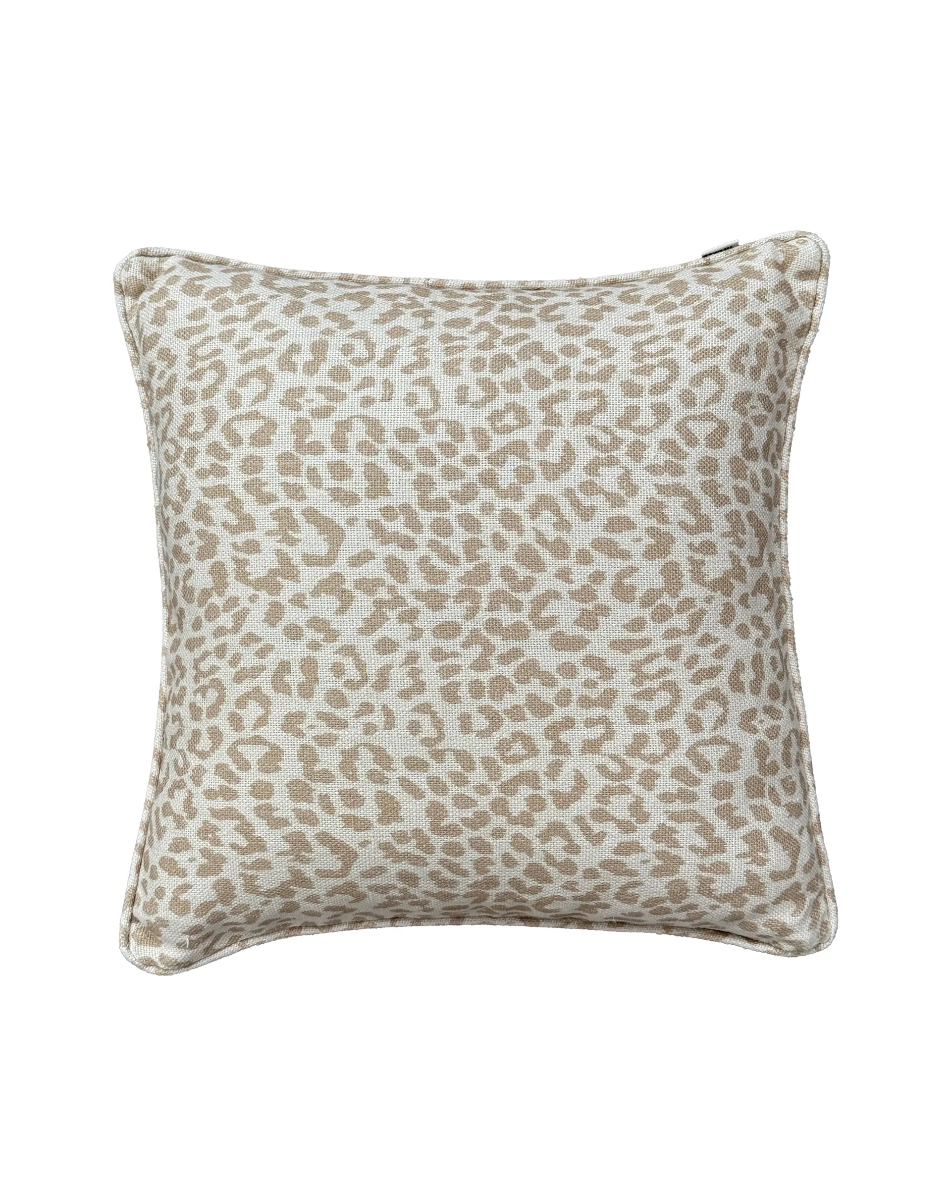 Norell pyntepute, Leopard beige-off white, 50x50 cm Tinted