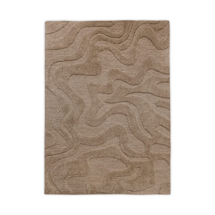 Norlander ullteppe 250x350 cm - Beige-melange - Tinted