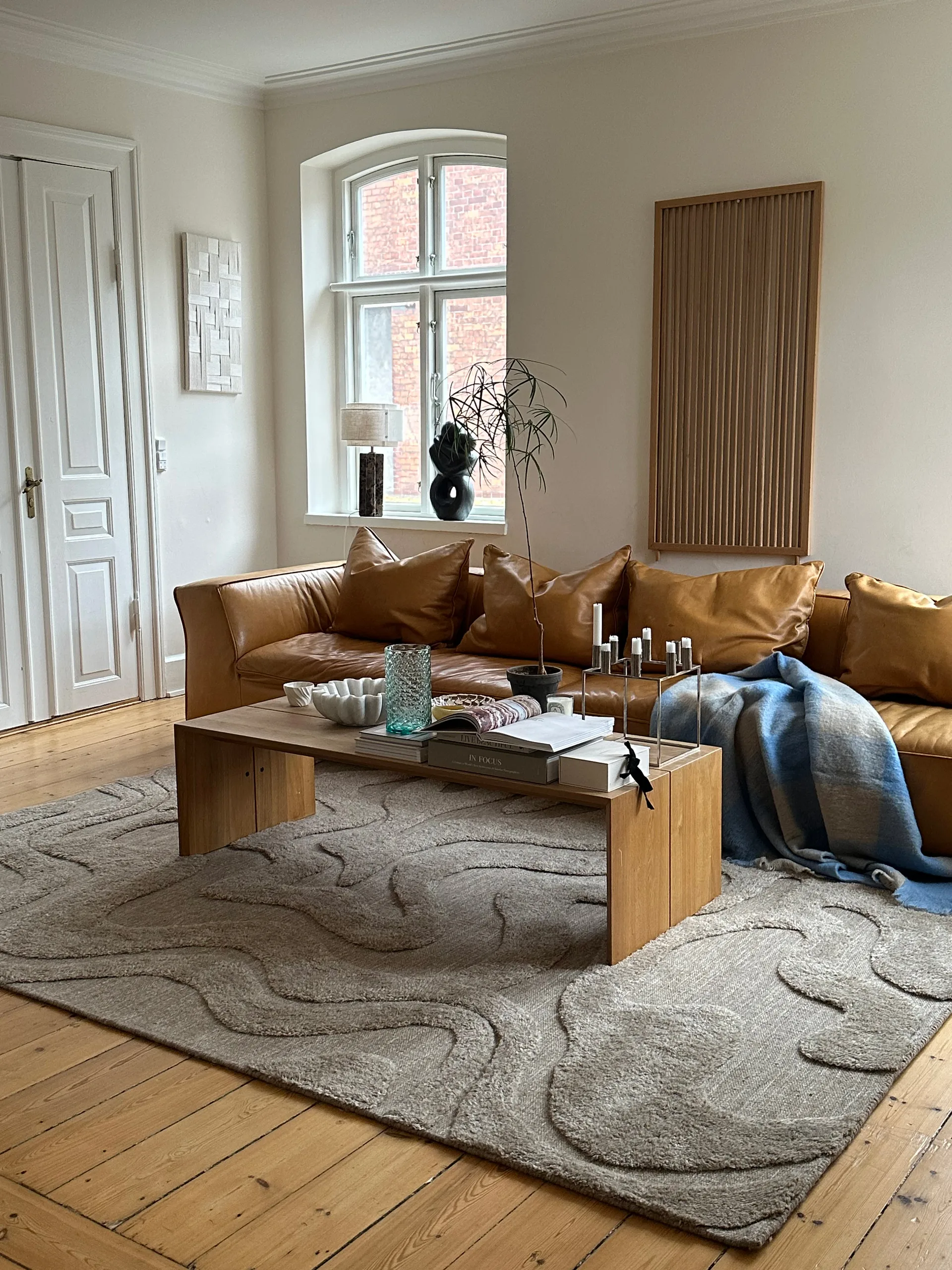 Norlander ullteppe 250x350 cm, Beige-melange Tinted