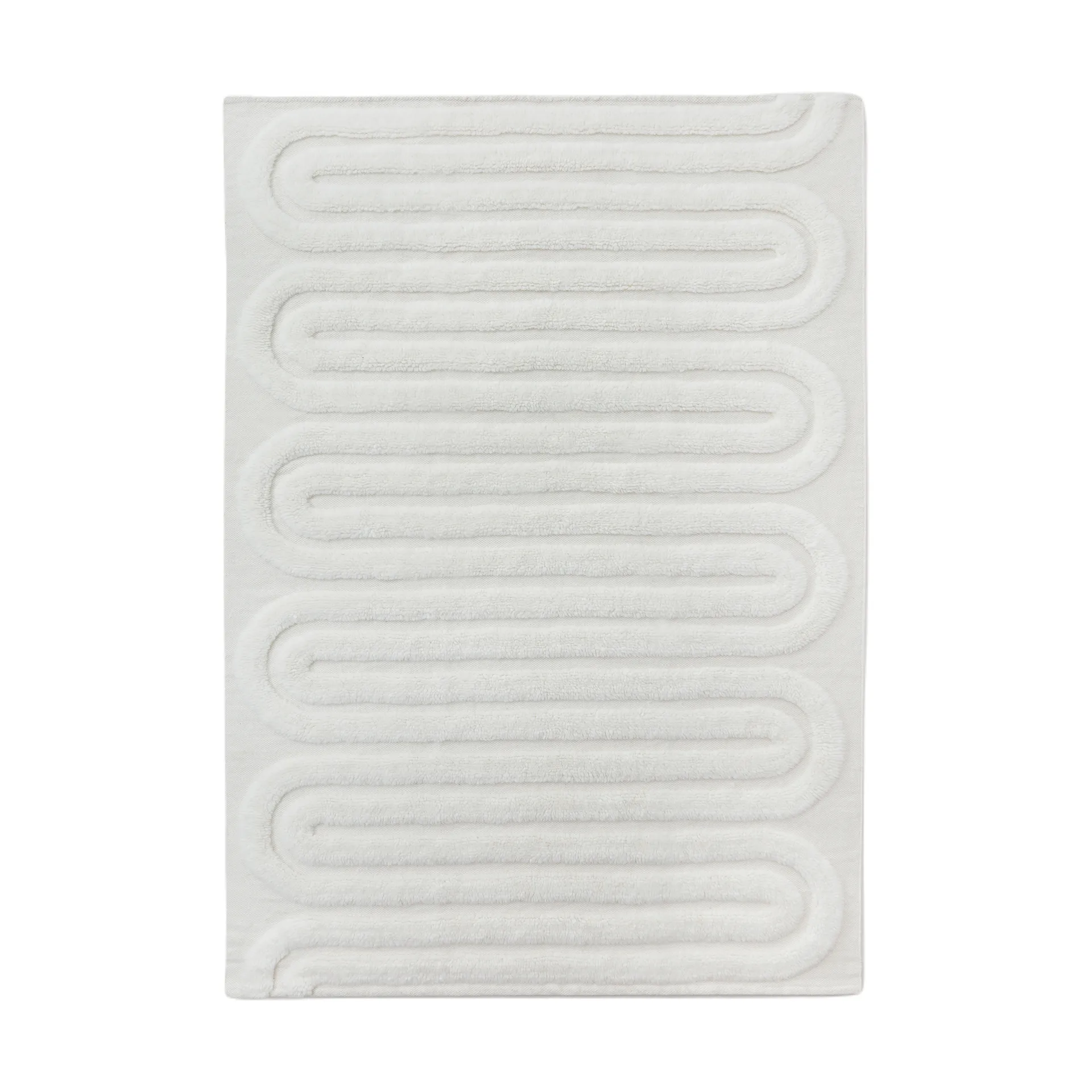 Riklund ullteppe 190x290 cm, Offwhite Tinted