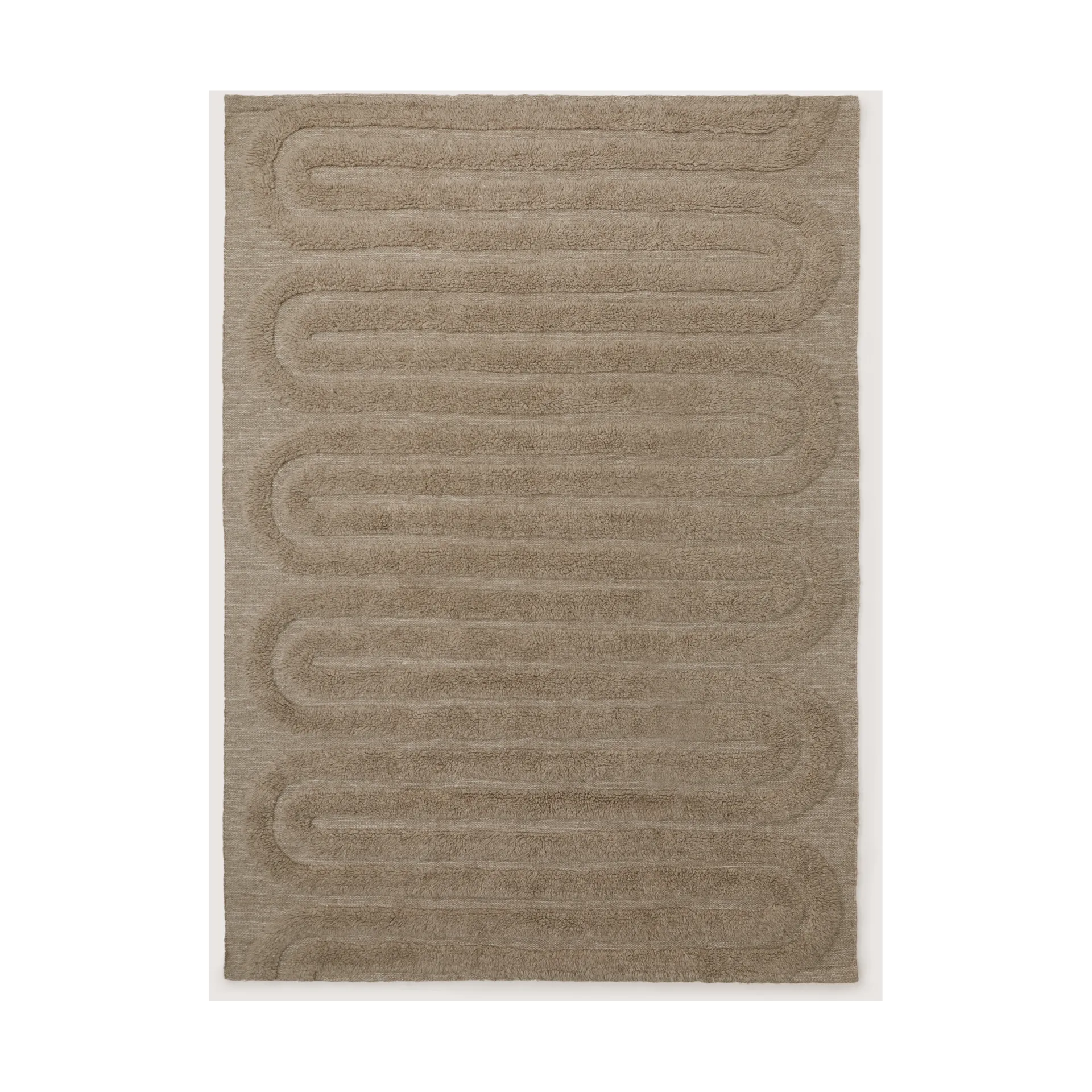 Riklund ullteppe, Beige-melange, 250x350 cm Tinted