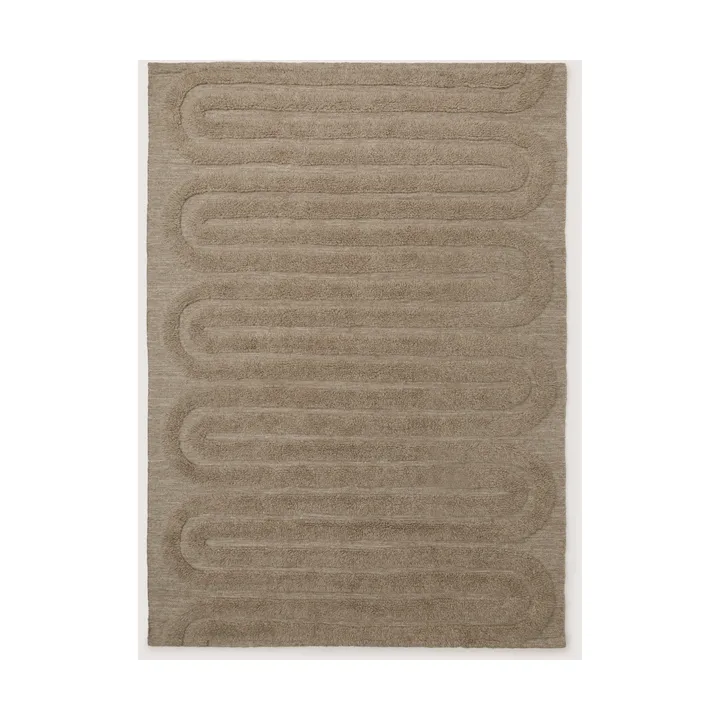 Riklund ullteppe - Beige-melange, 250x350 cm - Tinted