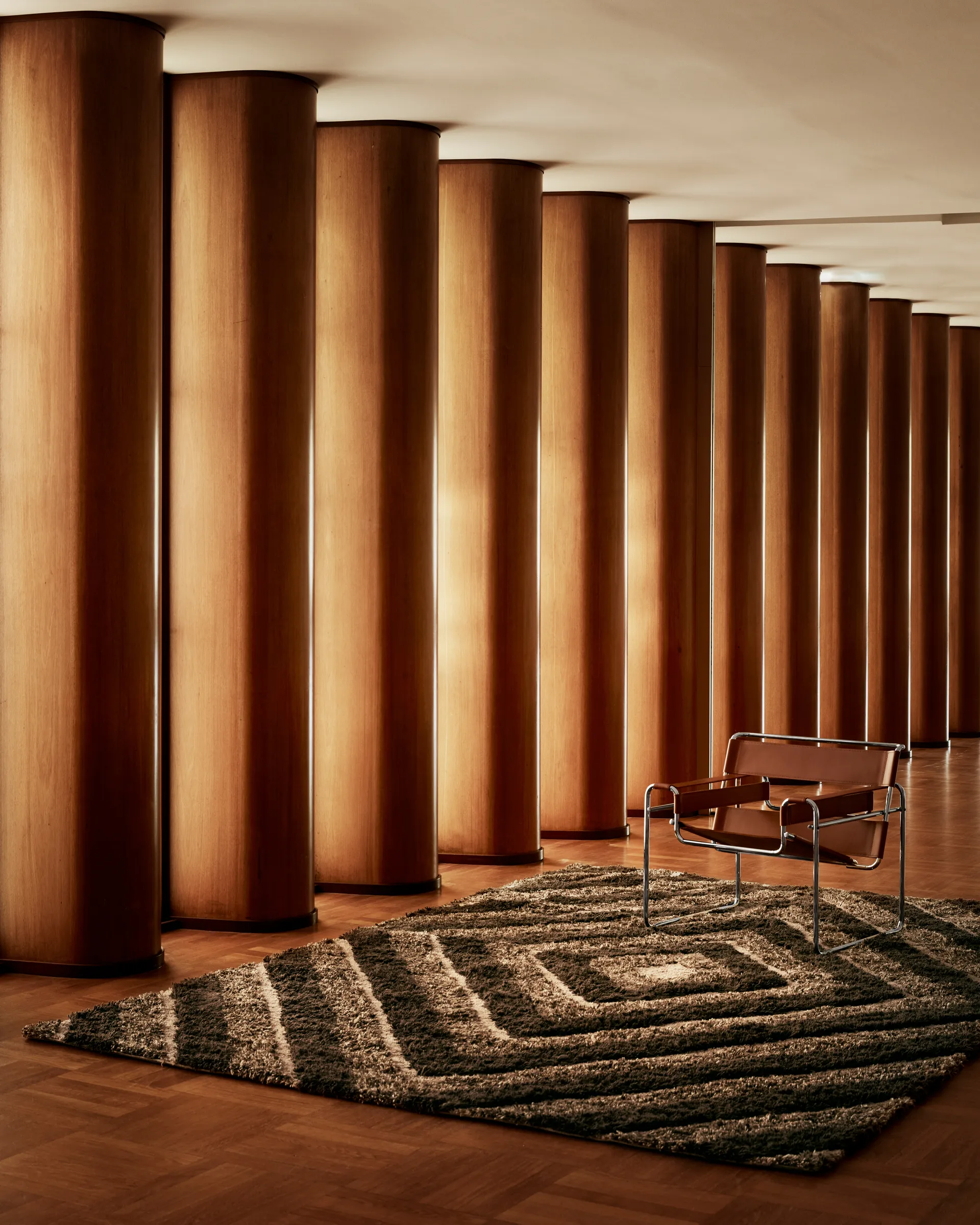 Stenborg ullteppe 170x240 cm, Brown Tinted