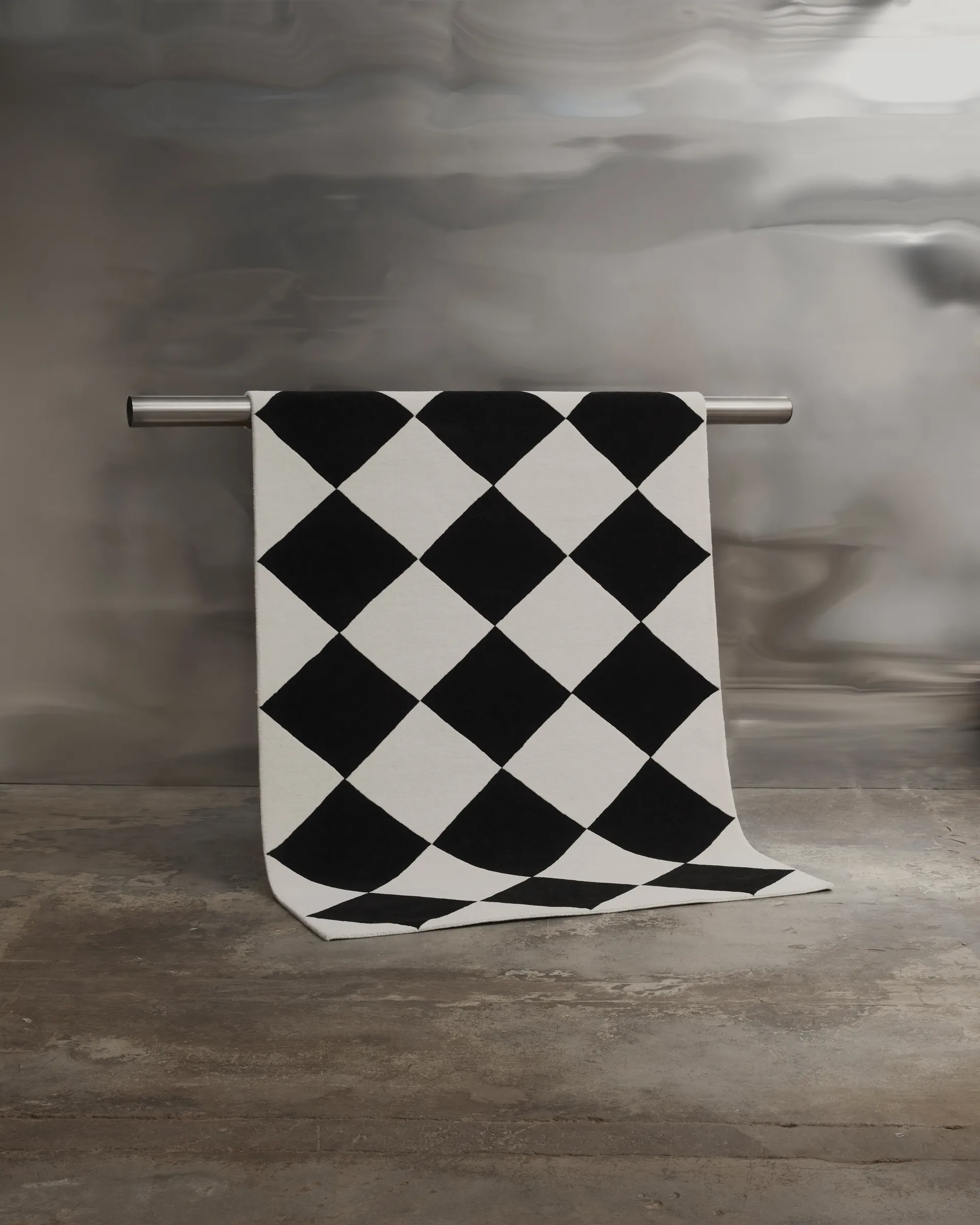 Tenman ullteppe 200x300 cm, Black-white Tinted