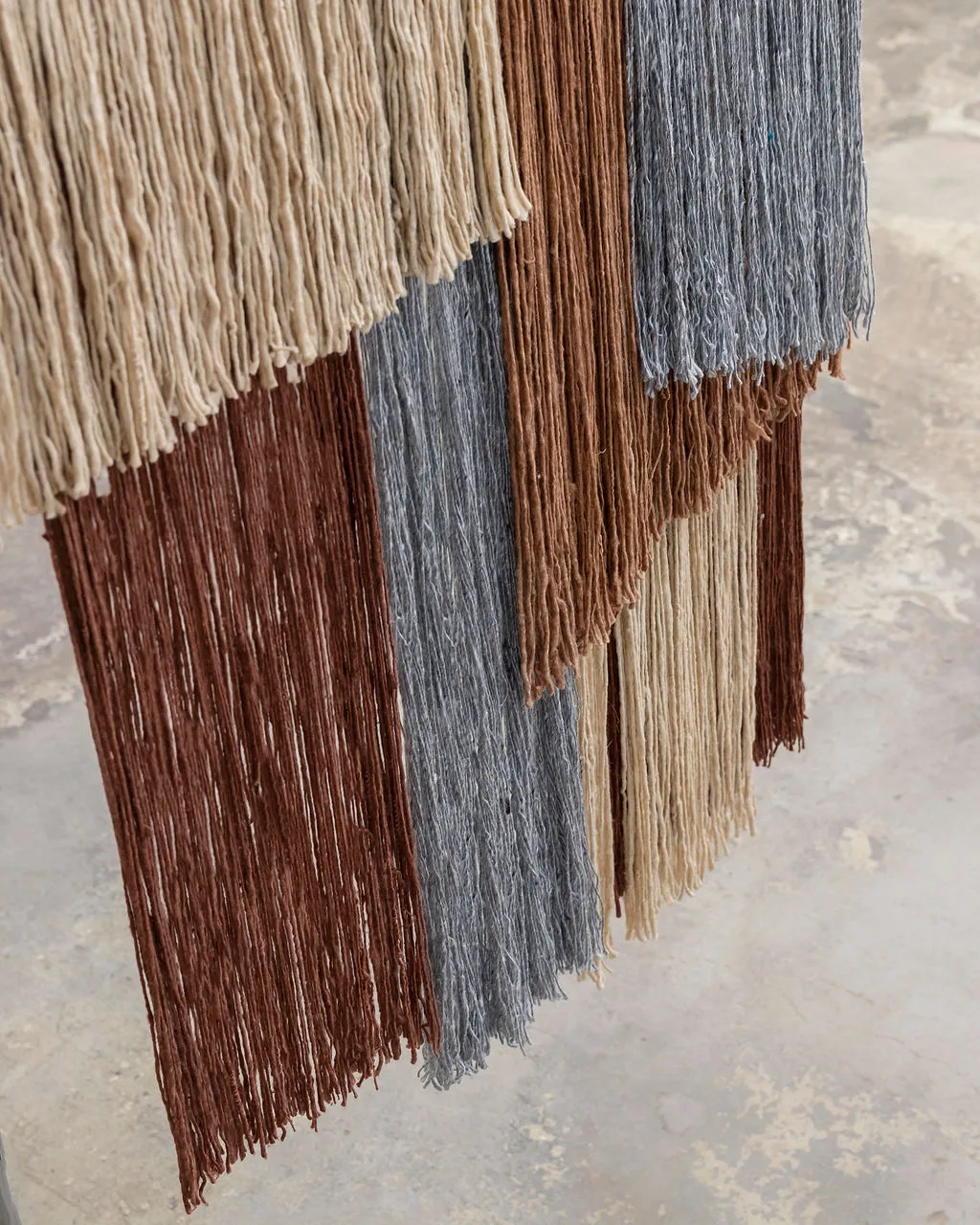 Tham veggdekorasjon 90 cm, Multi Tinted