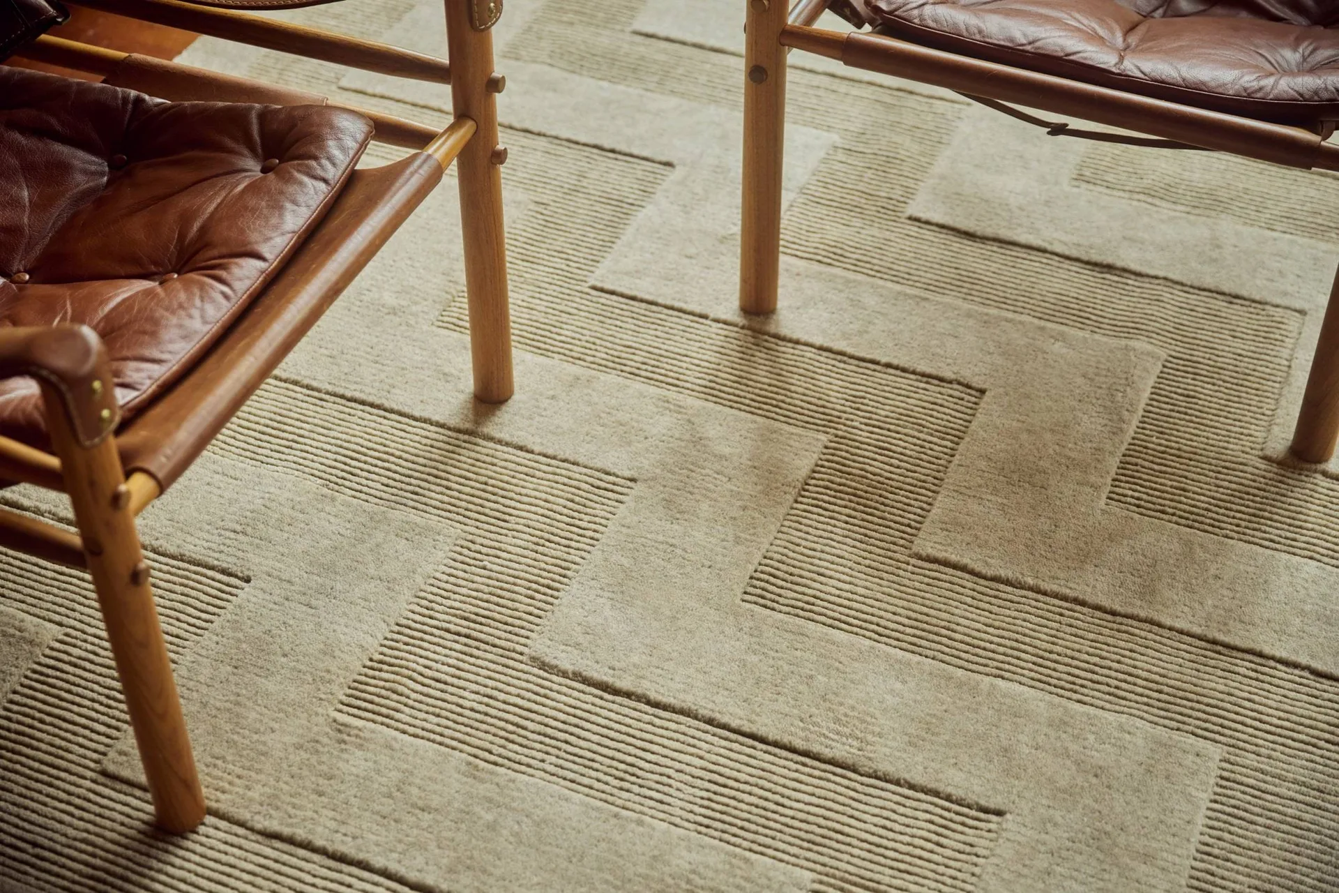 Valmont ullteppe, Beige-melange, 200x300 cm Tinted