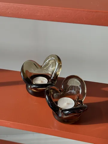 Visser lysestake - Brown - Tinted