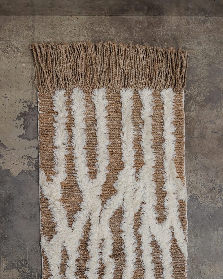 Wahl gangteppe jute 80x300 cm, Brown-offwhite Tinted