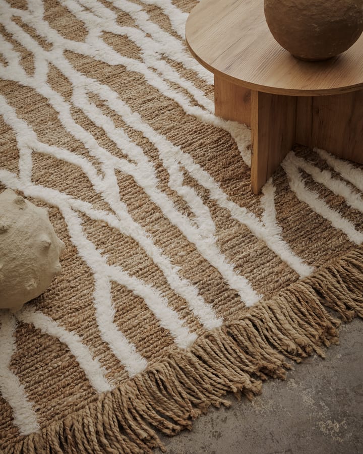 Wahl juteteppe 170x240 cm, Brown-offwhite Tinted