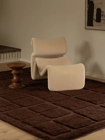 Wandel ullteppe - Brown, 200x300 cm - Tinted