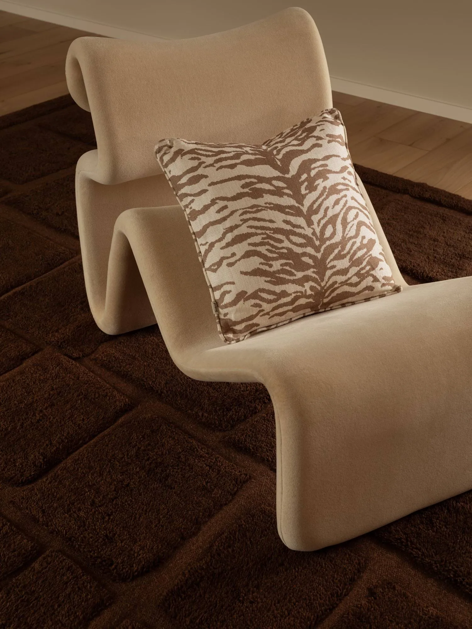 Wandel ullteppe, Brown, 200x300 cm Tinted