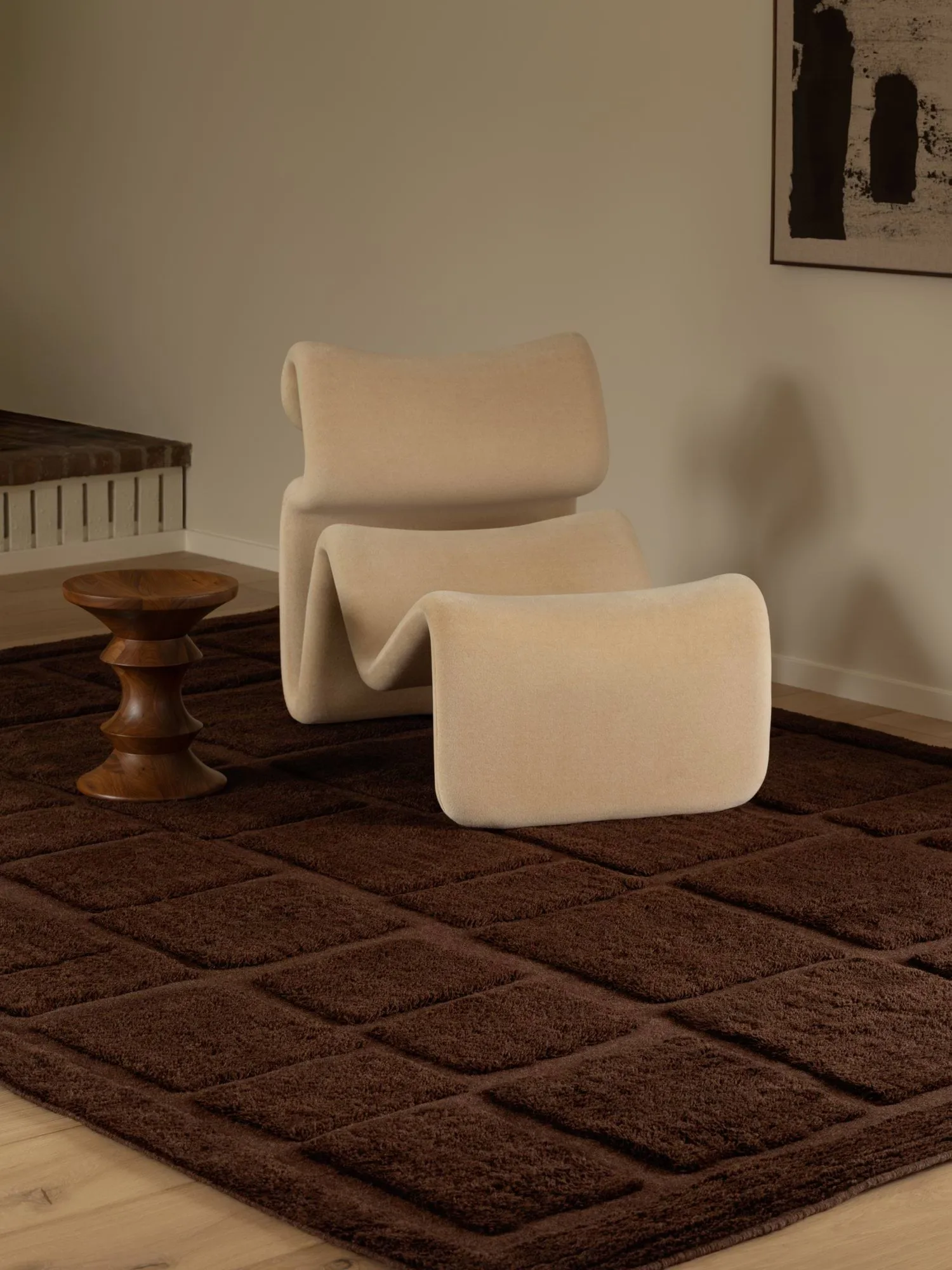 Wandel ullteppe, Brown, 300x400 cm Tinted