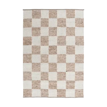 Gotland Design teppe Special Edition - Light brown-white nr. 2412, 90x180 cm - Tisca