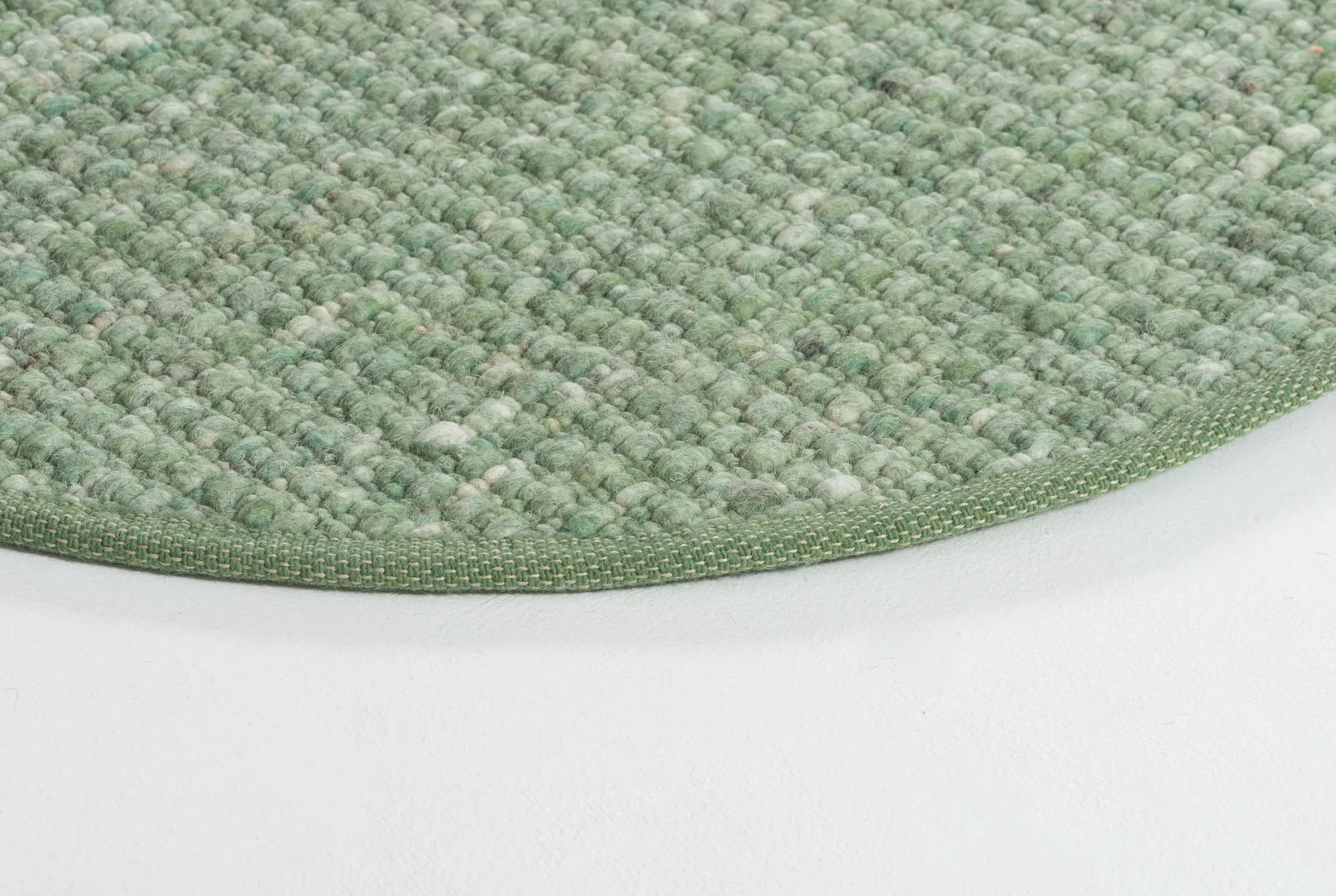 Greenland Swift round teppe, Jade nr. 240, Ø250 cm Tisca