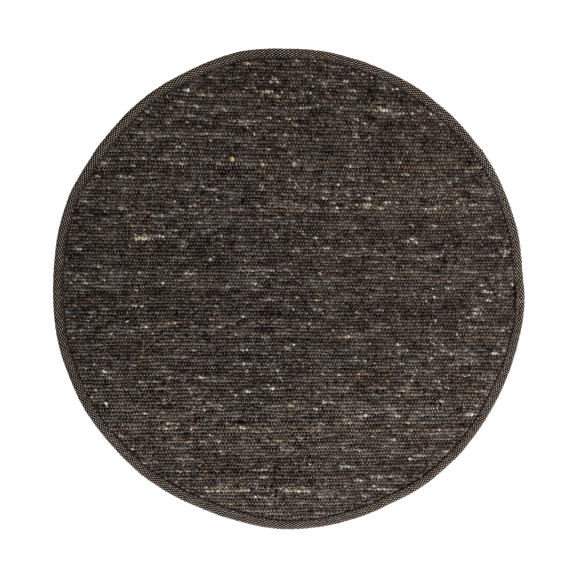 Sierrafil round teppe, Anthracite nr. 83, Ø200 cm Tisca