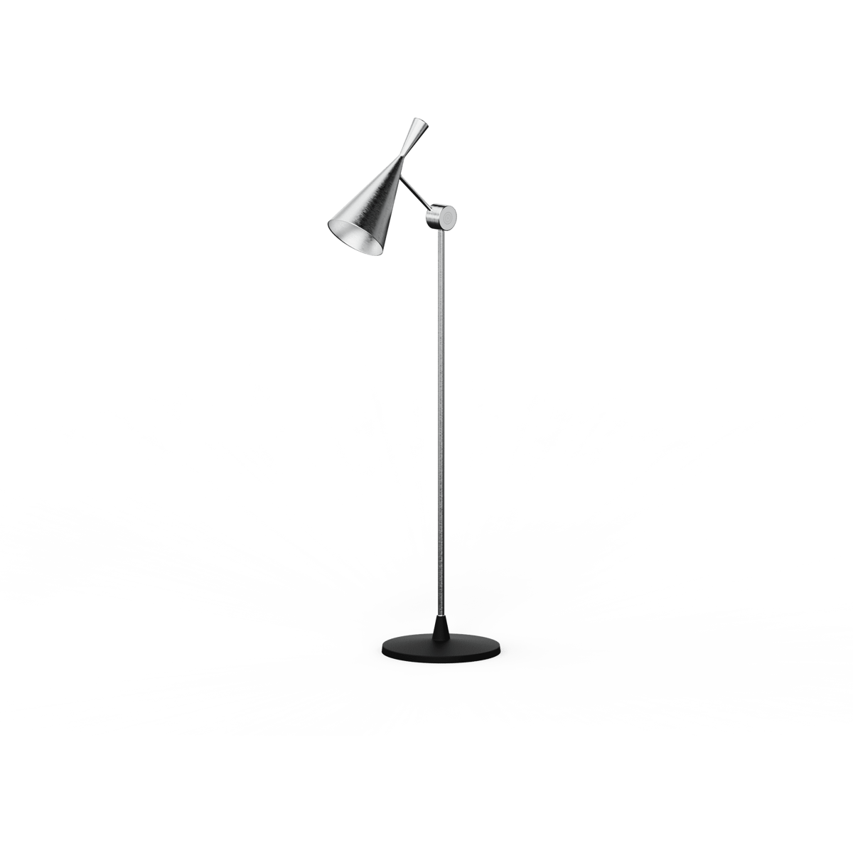 Bilde av Tom Dixon Beat Unbeaten gulvlampe LED 157 cm Aluminium