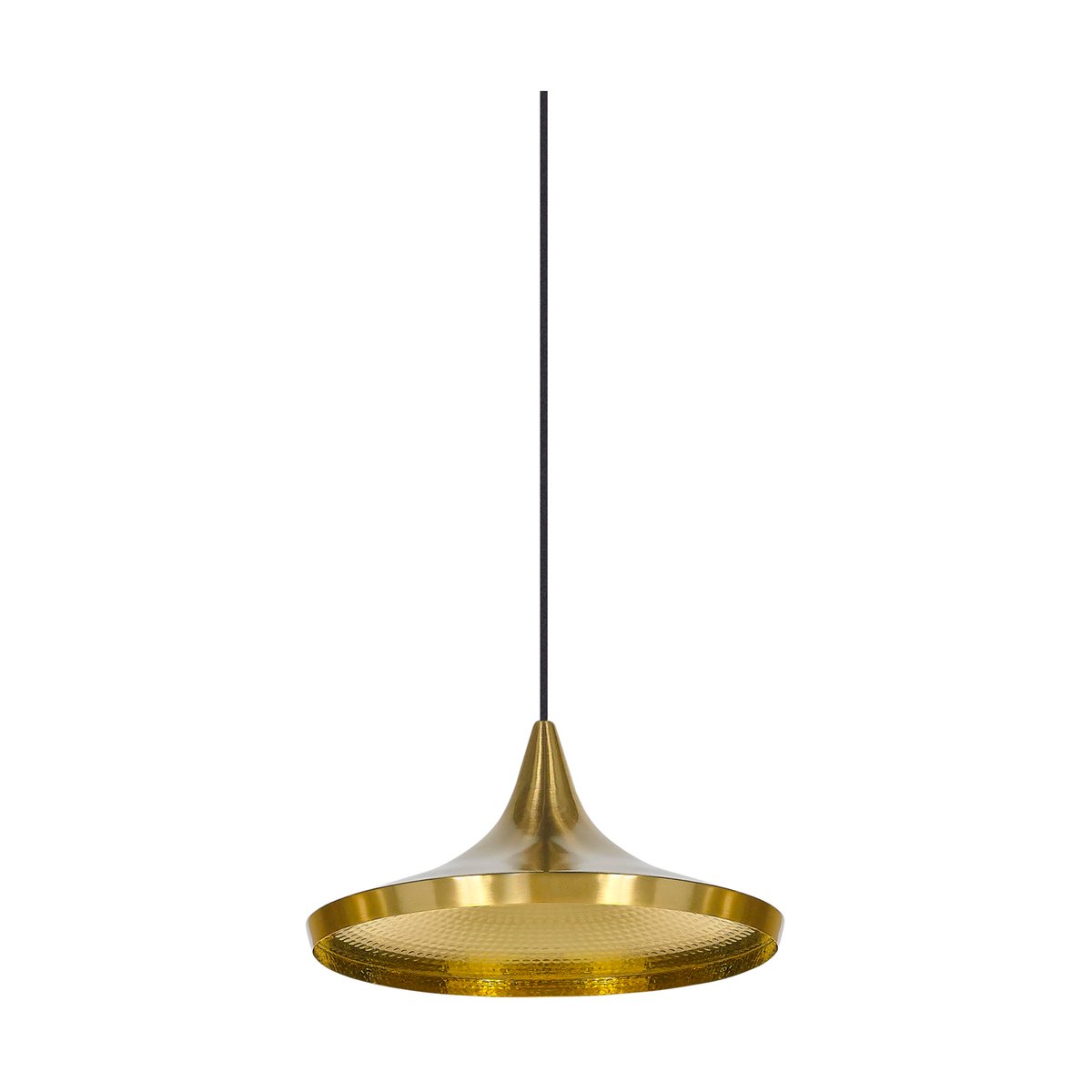 Bilde av Tom Dixon Beat Wide pendel LED Ø36 cm Brass