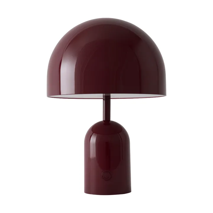 Bell Portabel LED bordlampe 28 cm v.2 - Burgundy - Tom Dixon