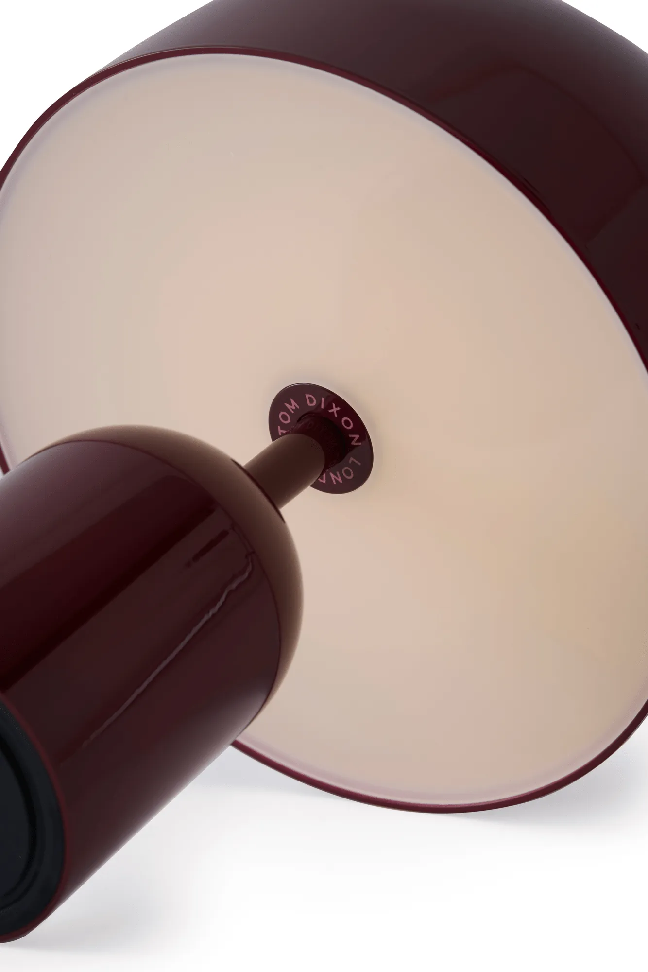 Bell Portabel LED bordlampe 28 cm v.2, Burgundy Tom Dixon
