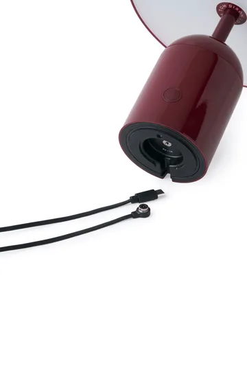 Bell Portabel LED bordlampe 28 cm v.2 - Burgundy - Tom Dixon