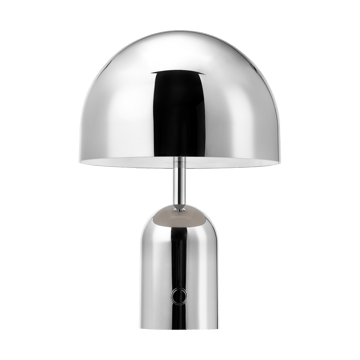Bell Portable LED bordlampe 28 cm - Silver - Tom Dixon