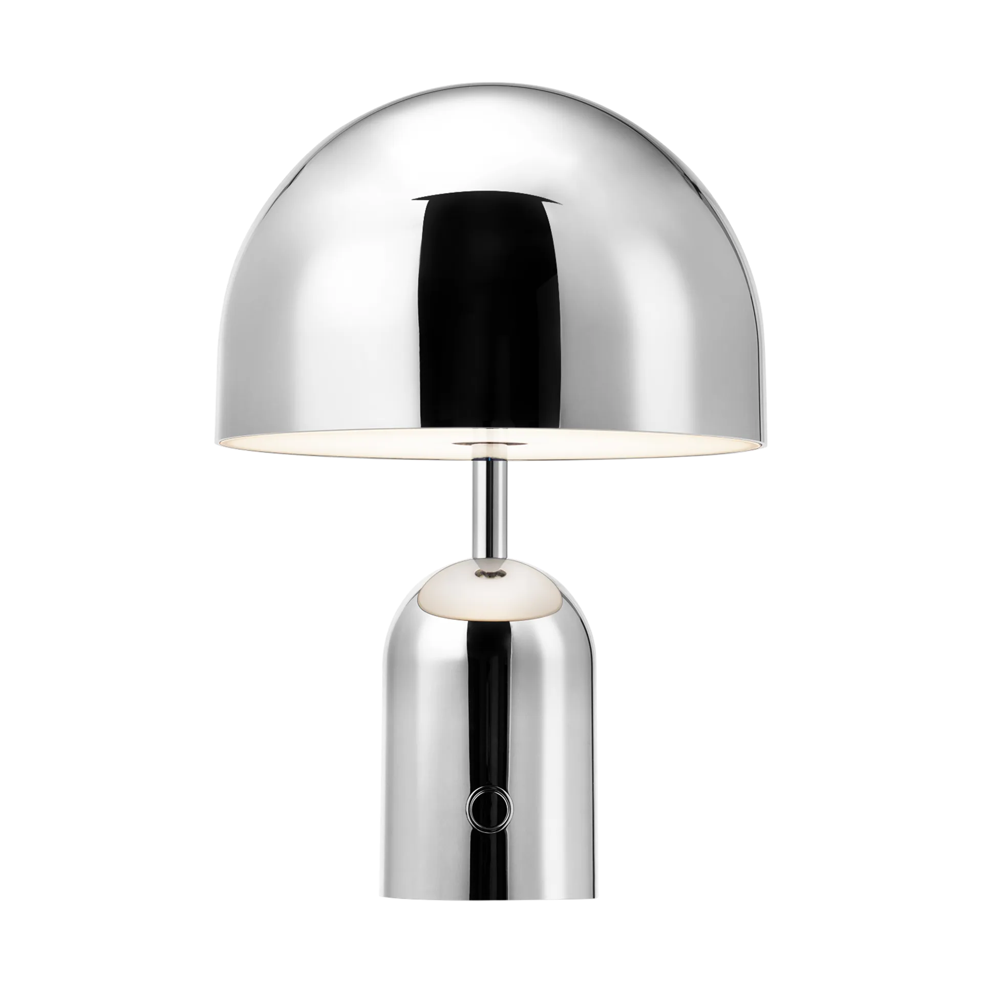 Bell Portable LED bordlampe 28 cm, Silver Tom Dixon