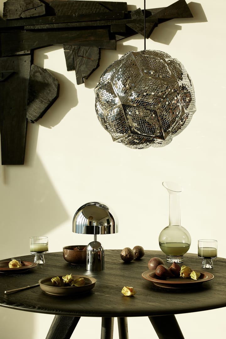 Bell Portable LED bordlampe 28 cm, Silver Tom Dixon