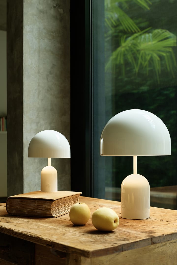 Bell Portable LED bordlampe 28 cm, White Tom Dixon