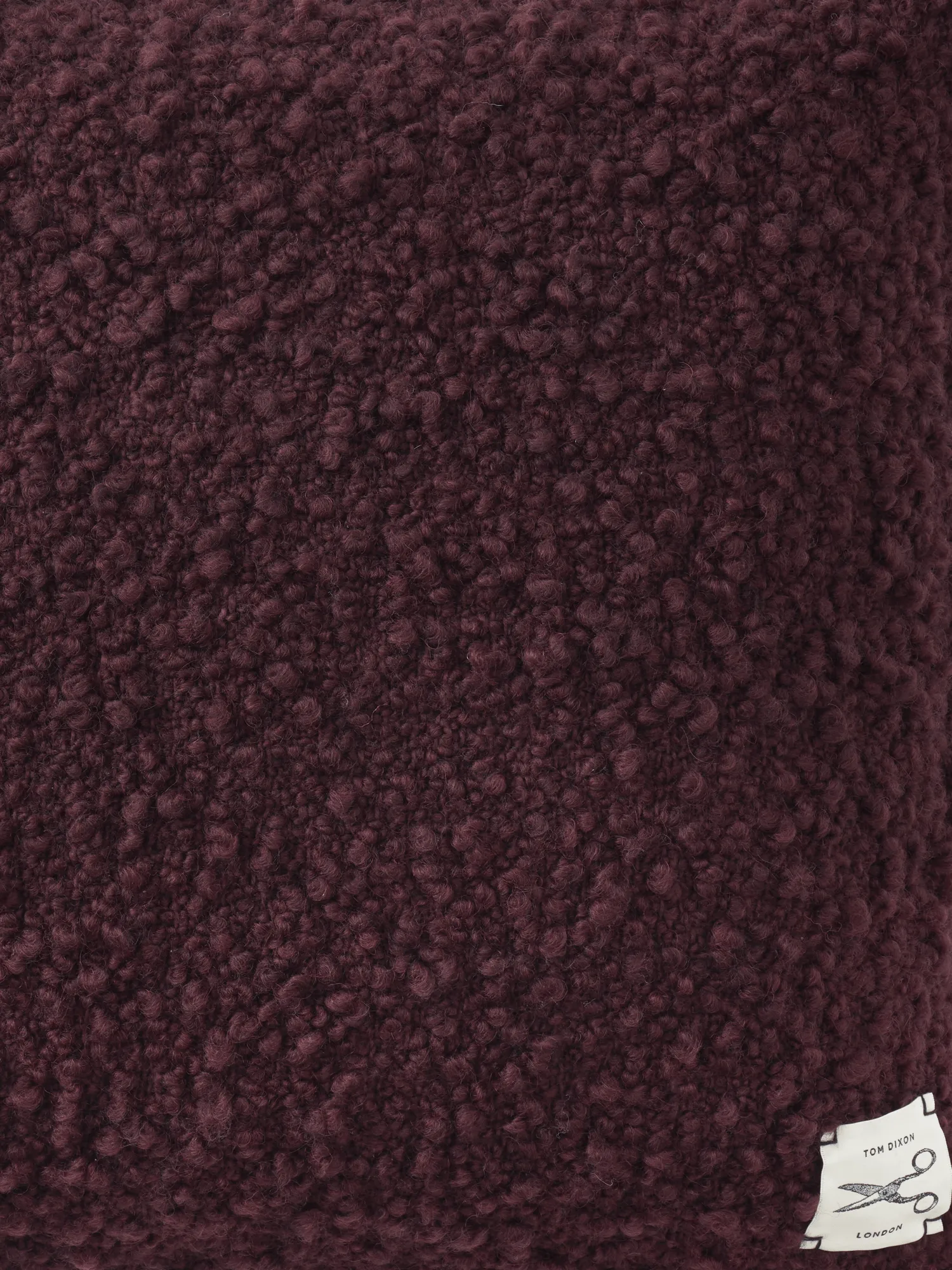 Bobble pute 45x45 cm, Burgundy Tom Dixon