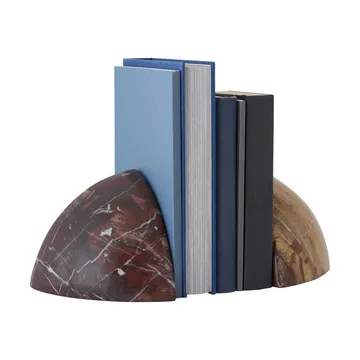 Boulder bokstøtte 2 deler - 12,8x12,8 cm - Tom Dixon