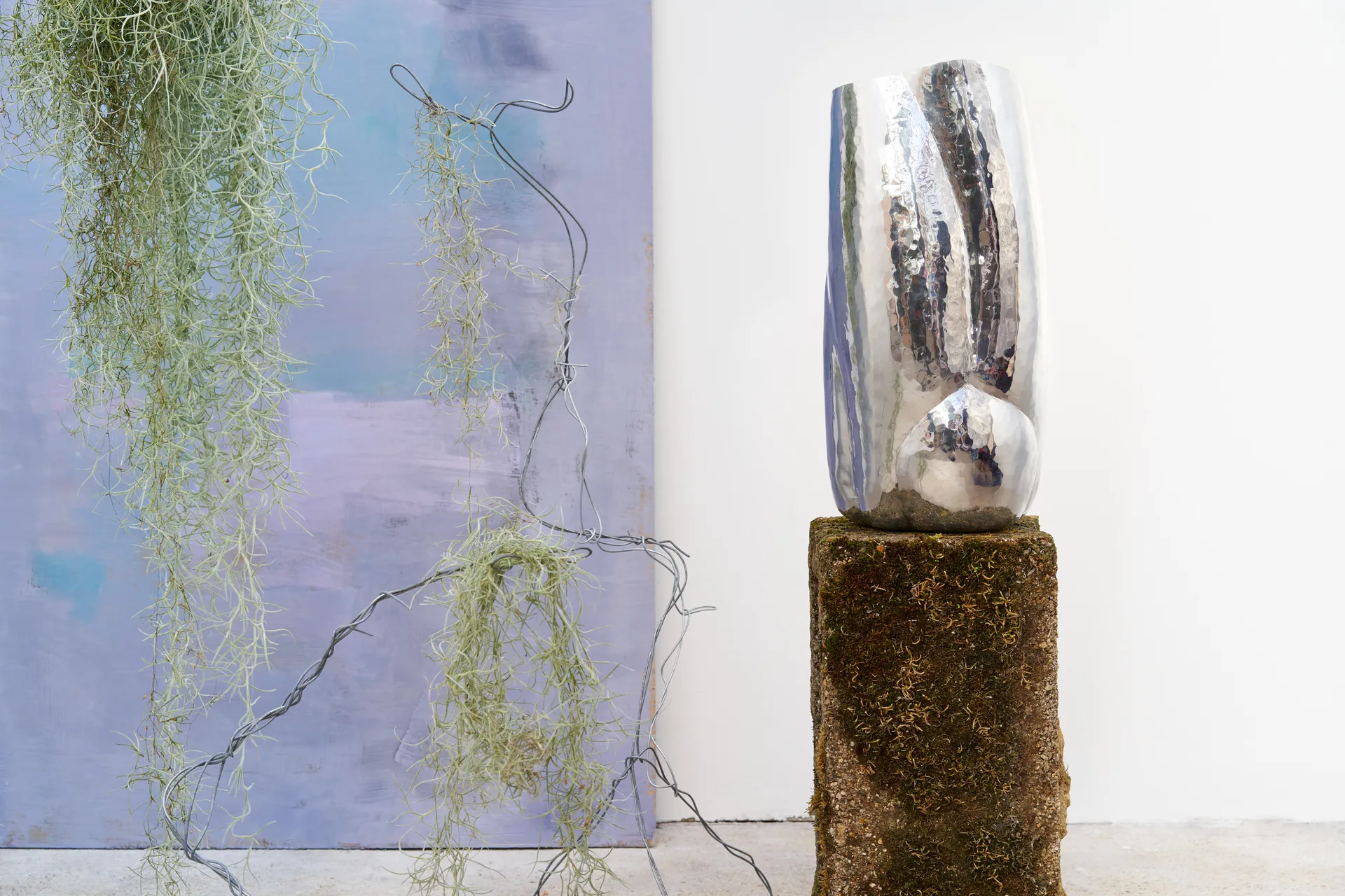 Cloud vase høy, Sølv Tom Dixon