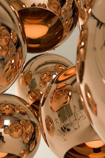 Copper Round pendel LED Ø 25 cm - Copper - Tom Dixon