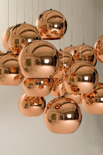 Copper Round pendel LED Ø 45 cm - Copper - Tom Dixon