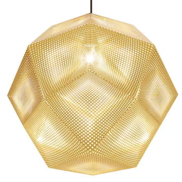 Etch taklampe 50 cm - Messing - Tom Dixon