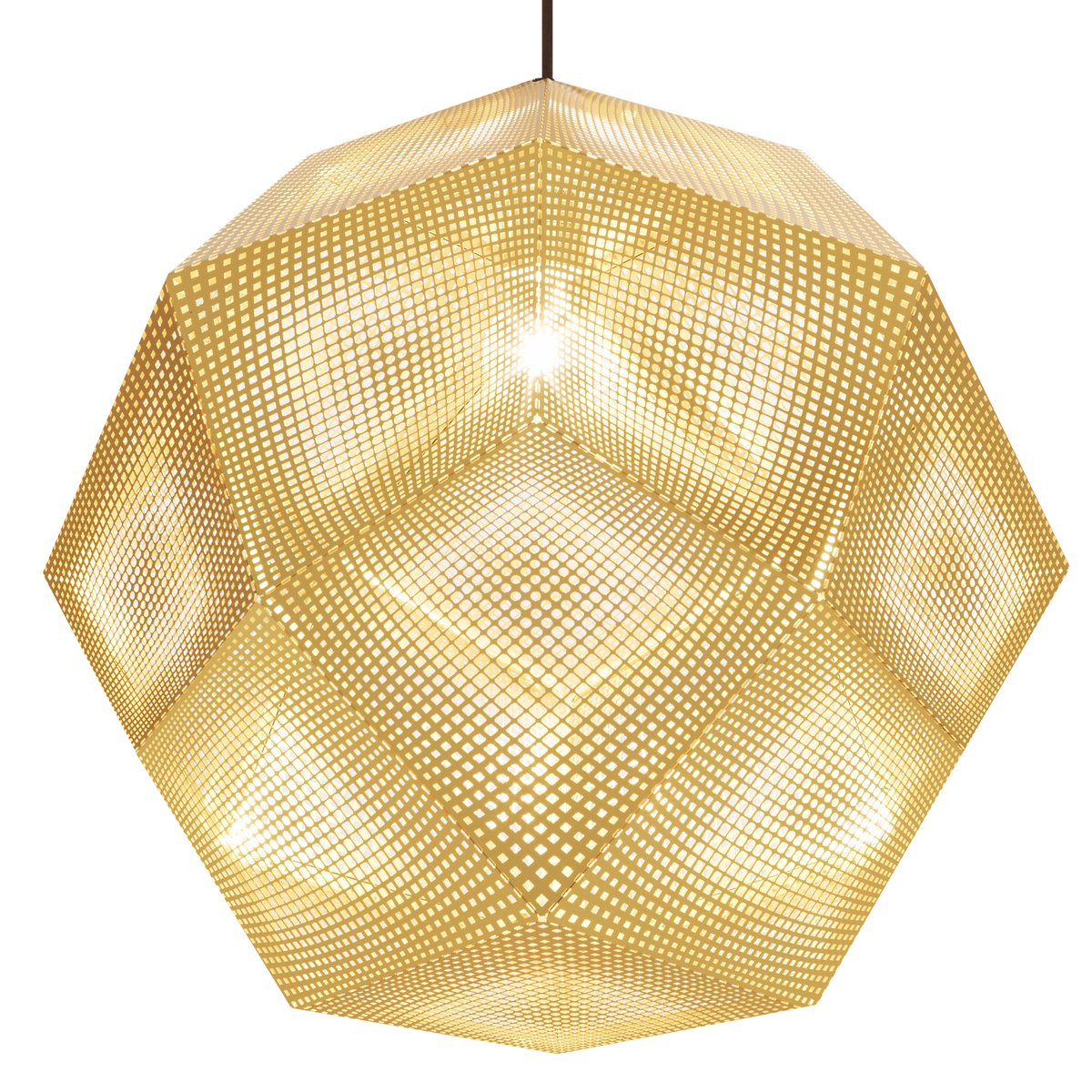 Bilde av Tom Dixon Etch taklampe 50 cm Messing