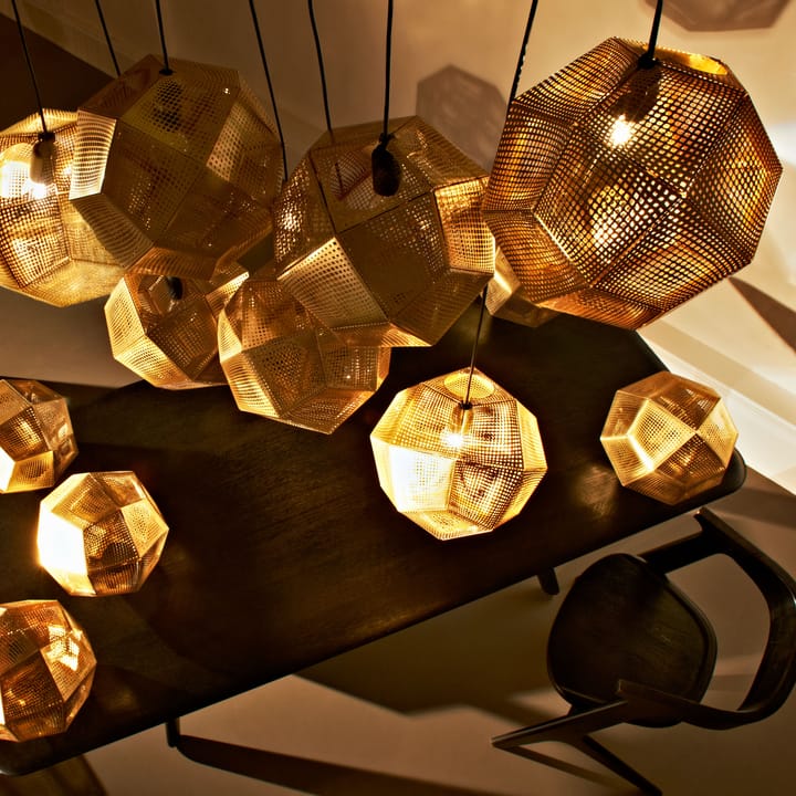 Etch taklampe 50 cm - Messing - Tom Dixon