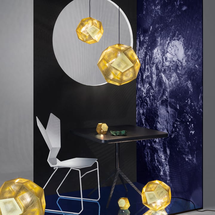 Etch taklampe 50 cm, Messing Tom Dixon
