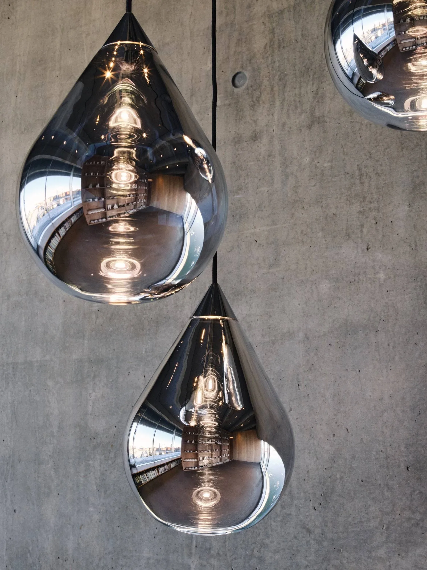 Flare Bead pendel, Silver Tom Dixon