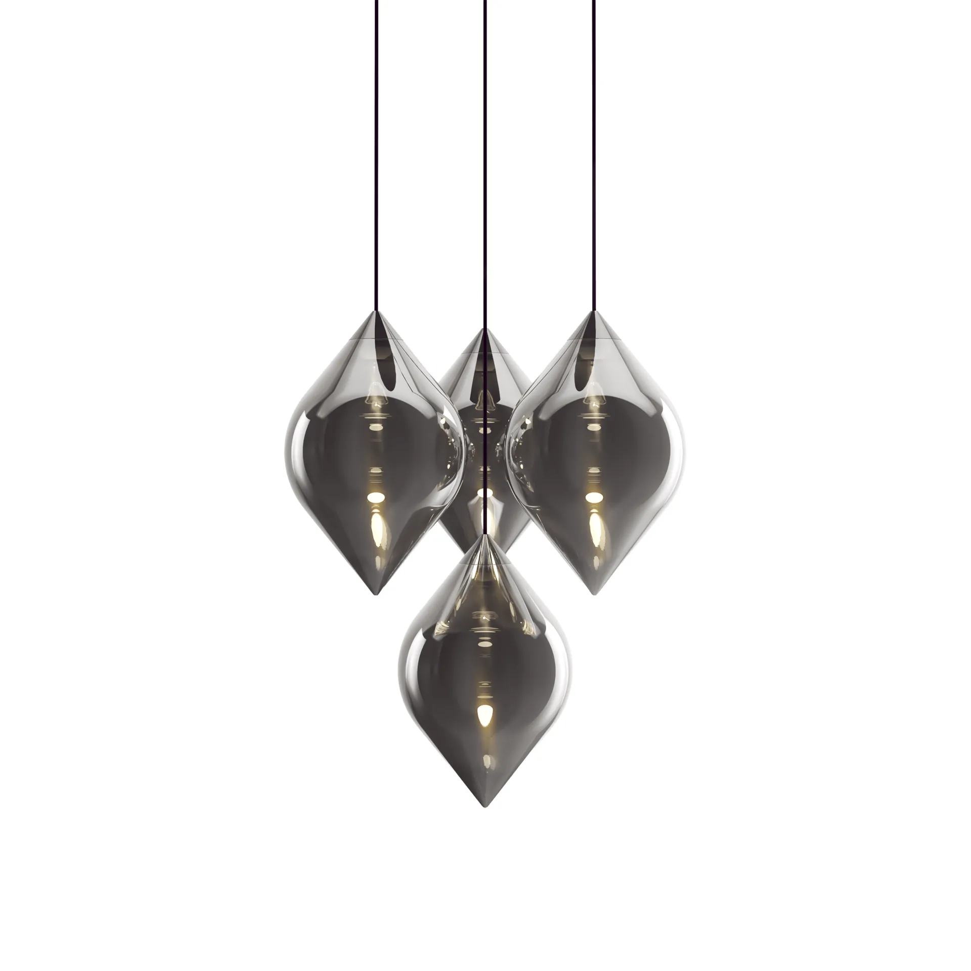 Flare Top pendel, Silver Tom Dixon