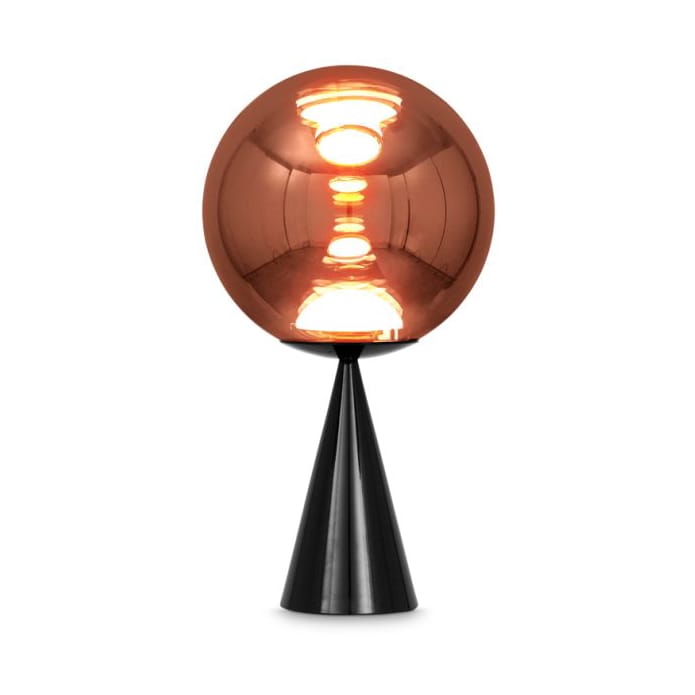 Globe fat bordlampe LED 46,5 cm, Copper Tom Dixon