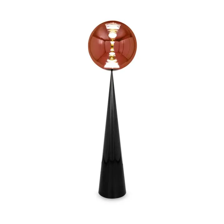 Globe fat gulvlampe LED 175,5 cm, Copper Tom Dixon